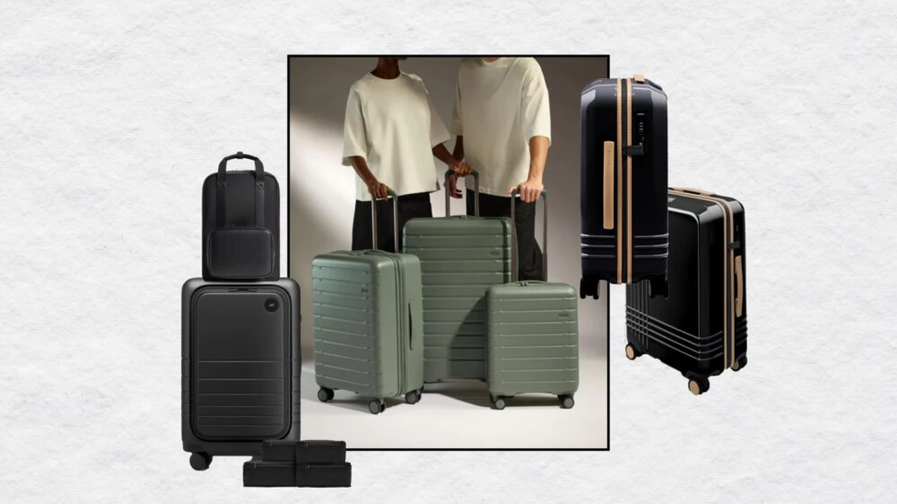 Close up on a plate of mashed potatoes, topped with baked pork chops with cream of mushroom soup, and a side of green beans.