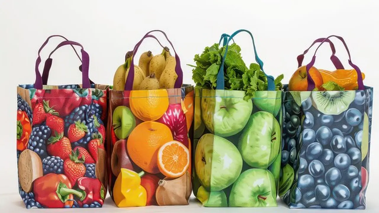 Close up on a plate of mashed potatoes, topped with baked pork chops with cream of mushroom soup, and a side of green beans.